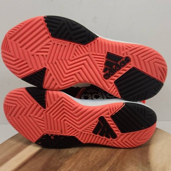 Adidas Kid's Ownthegame 2.0 Core Black/White/Turbo GZ3379 US 4.5 - Picture 8 of 10